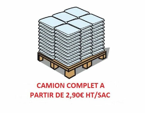 Sel pour déneiger en sac de 25 kg par camion complet