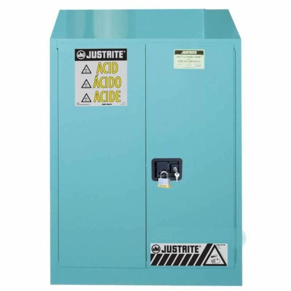 Armoire de sécurité de 170 l pour stockage produits corrosifs