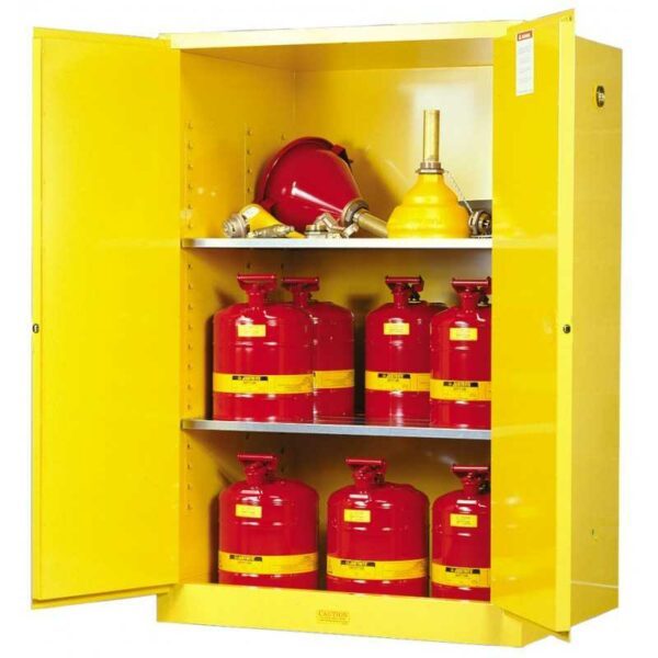 Armoire de sécurité acier pour produits TRÈS inflammables - Résistance 15'
