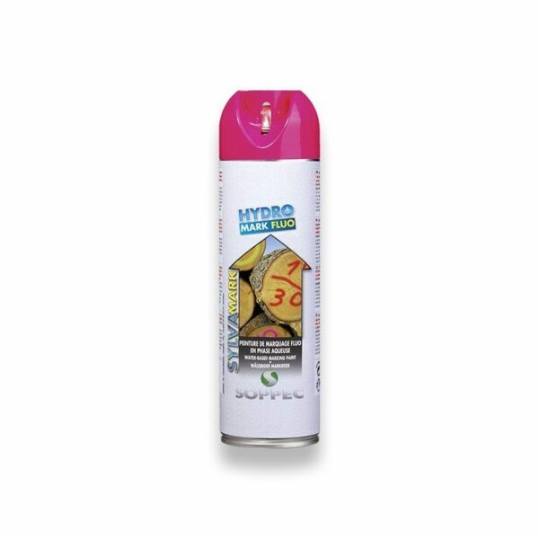 Bombe de peinture pour bois HYDRO MARK FLUO - durée de 6 à 12 mois